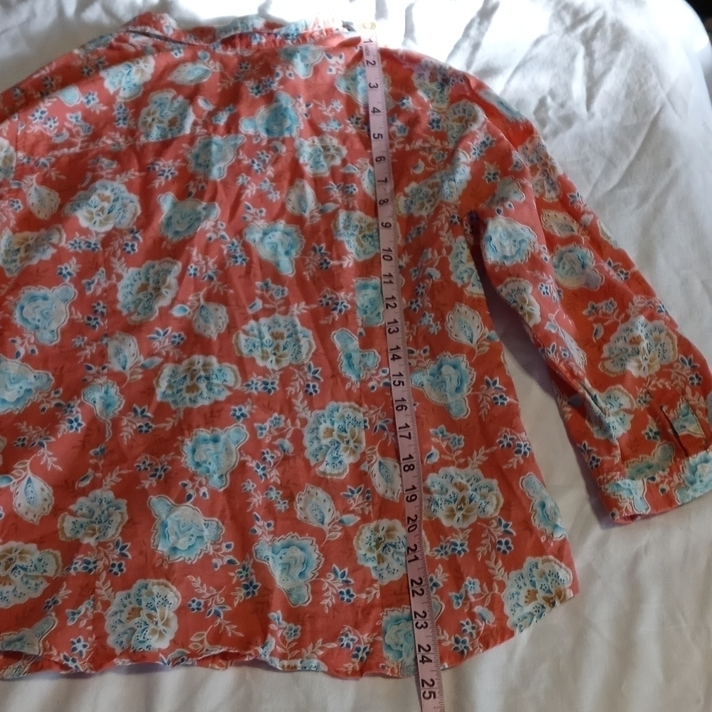 Izod womens button down blouse - Picture 8 of 10